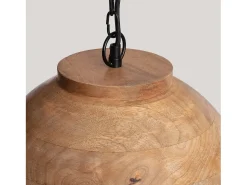 Lámpara Colgante Madera Zeil Naisha M ILUZZIA Marrón