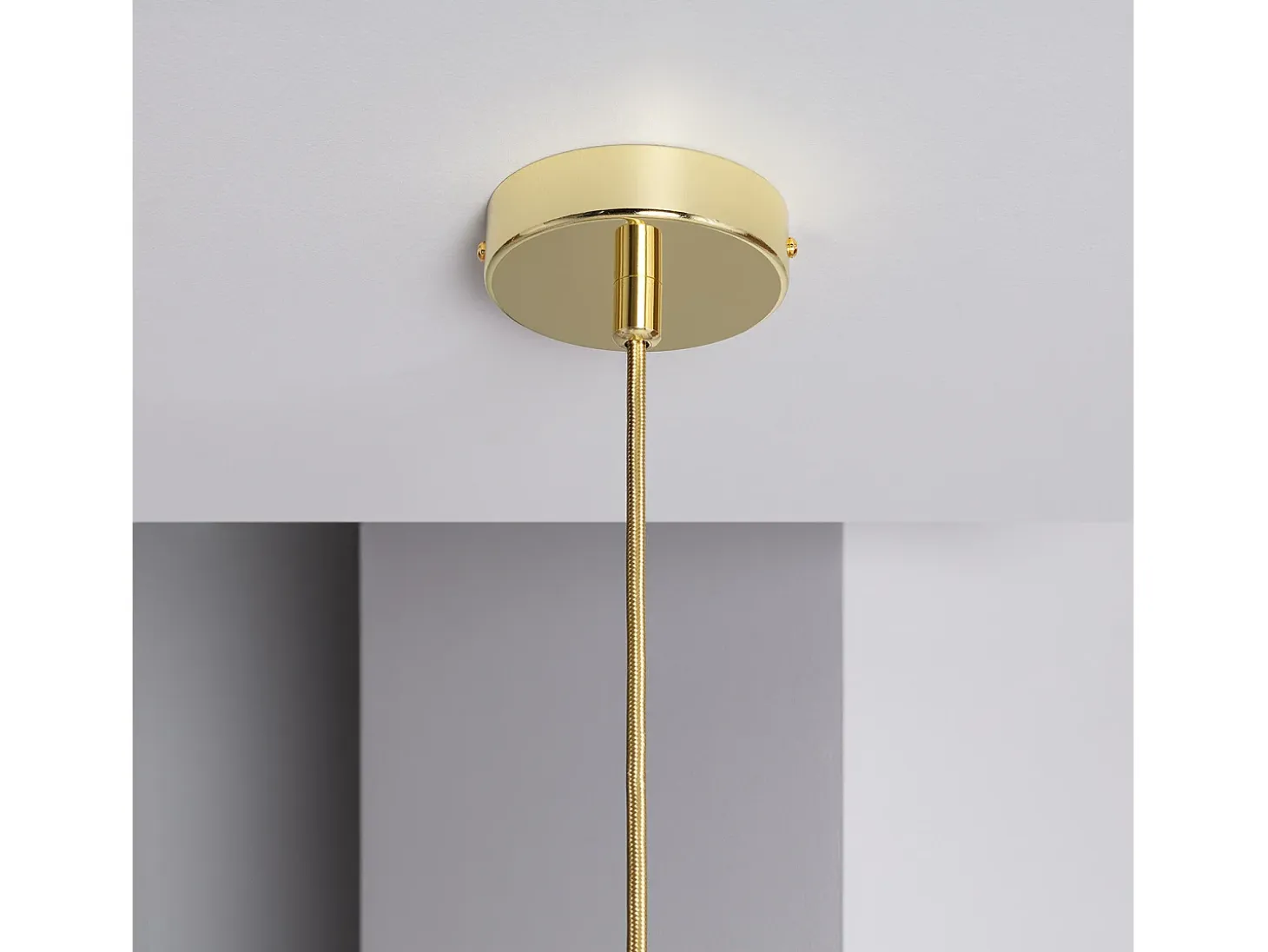 Lámpara Colgante Metal Bowier Dorado