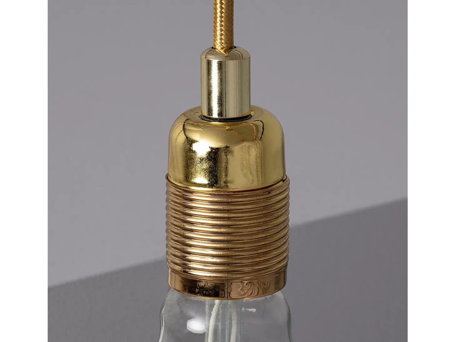 Lámpara Colgante Metal Bowier Dorado