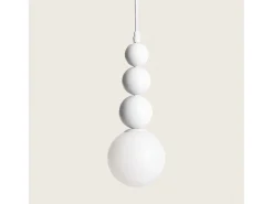 Lámpara Colgante Metal Dunia Blanco