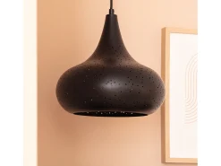 Lámpara Colgante Metal Erea Negro