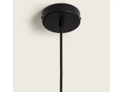 Lámpara Colgante Metal Erea Negro