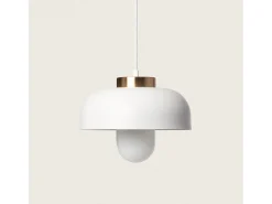 Lámpara Colgante Metal Geri Blanco