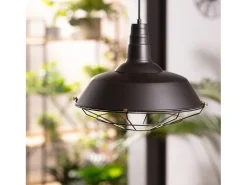 Lámpara Colgante Metal Jagger Negro