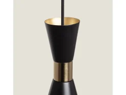 Lámpara Colgante Metal Jigger Negro