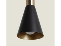 Lámpara Colgante Metal Jigger Negro