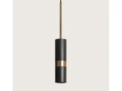 Lámpara Colgante Metal Lumen Negro