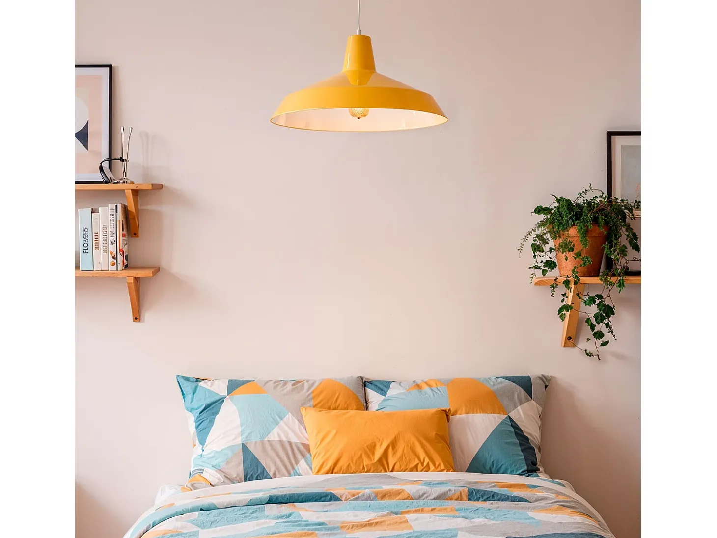 Lámpara Colgante Metal Meistter Amarillo