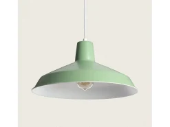Lámpara Colgante Metal Meistter Verde Celadón