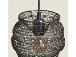 Lámpara Colgante Metal Milos S Negro