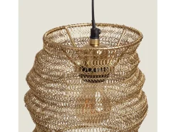Lámpara Colgante Metal Milos S Dorado