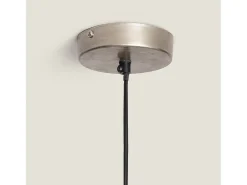 Lámpara Colgante Metal Milos L Plateado