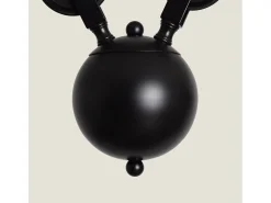 Lámpara Colgante Metal Pusaka Negro