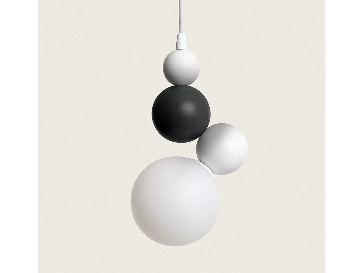 Lámpara Colgante Metal Terra Dunia Negro