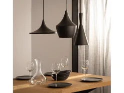 Lámpara Colgante Metal Tri Lennon Negro