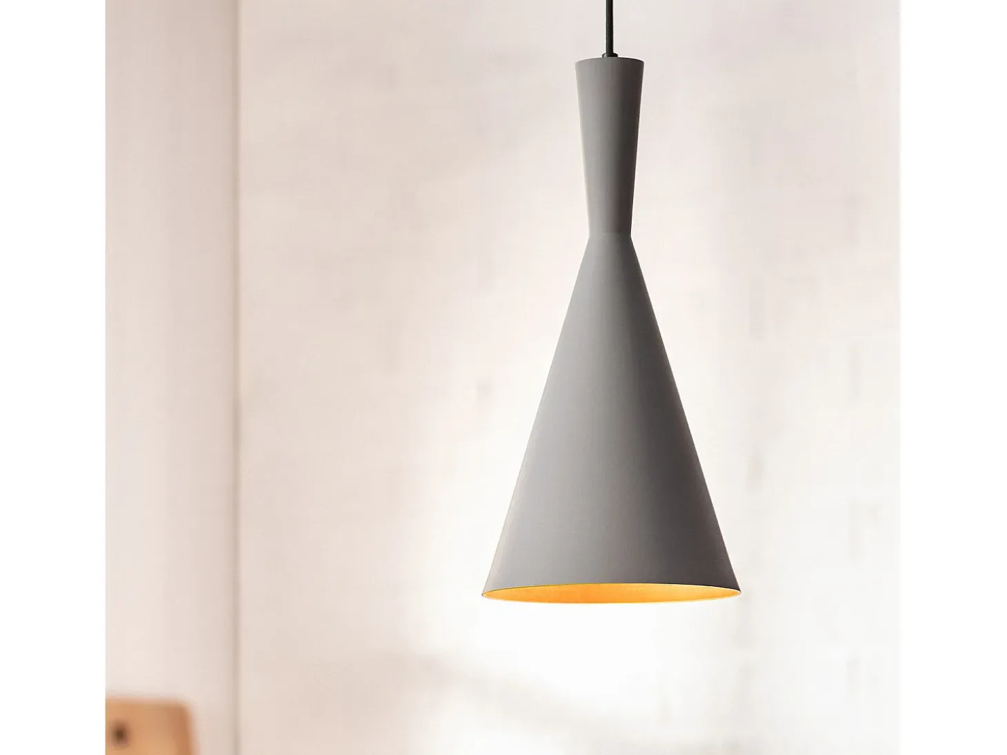Lámpara Colgante Metal Tri Lennon Gris