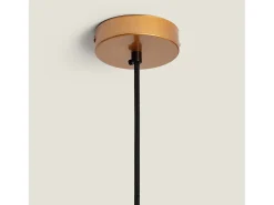 Lámpara Colgante Metal Tri Mercury Dorado