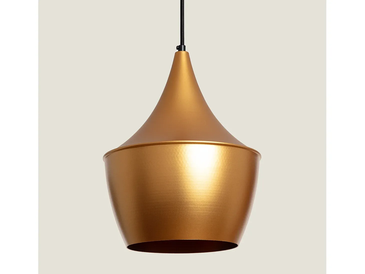 Lámpara Colgante Metal Tri Mercury Dorado