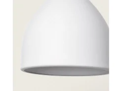 Lámpara Colgante Metal y Madera Karlek Blanco