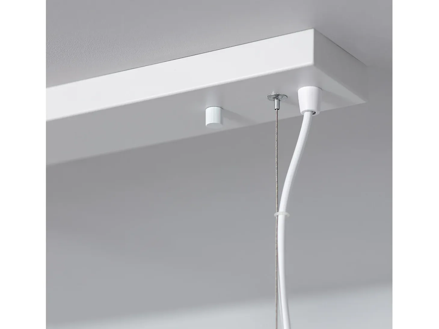 Lámpara Colgante Metal y Madera Yagis Blanco