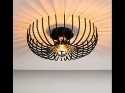Lámpara colgante negra de metal LINDA - Estilo Moderno Chic
