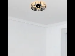 Lámpara colgante negra de metal LINDA - Estilo Moderno Chic