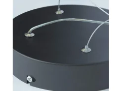 Lámpara colgante NETTLIFE Vintage Negra de 5 luces, altura ajustable, casquillo E27, 62 W, ​​estilo industrial retro.