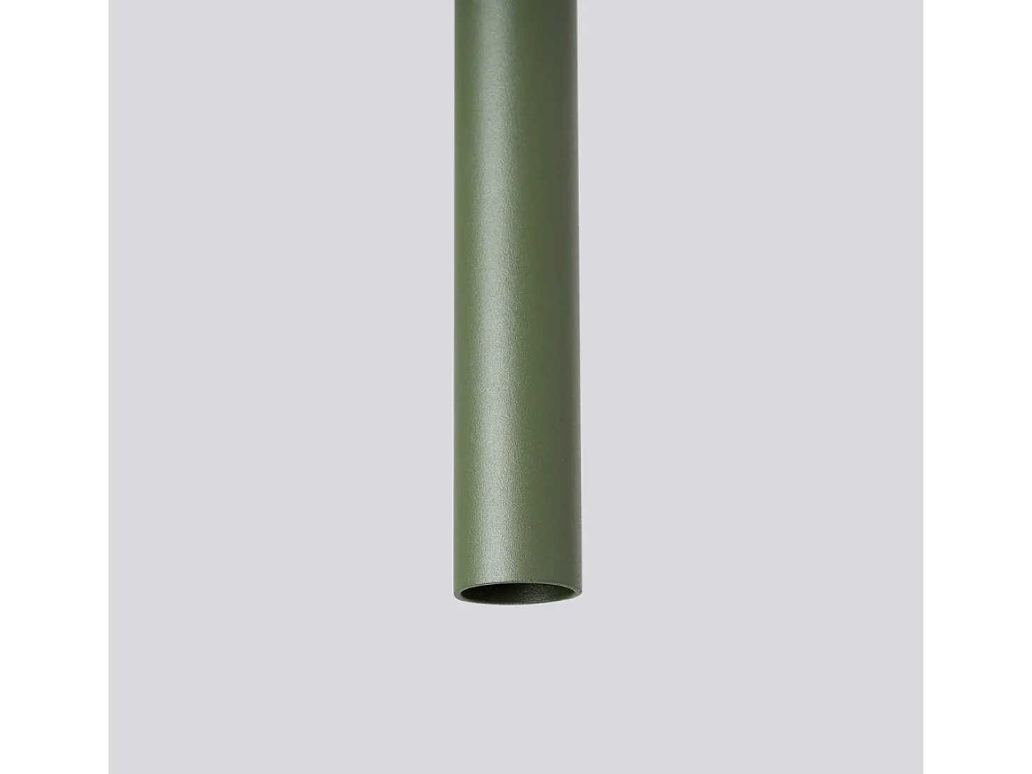 Lámpara Colgante Pastelo Moderno De Acero - 1 Fuentes Luminosas - L.8 X A.114 Cm - Verde Oliva
