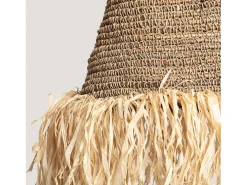 Lámpara Colgante Ratán y Yute Rahan ILUZZIA Natural