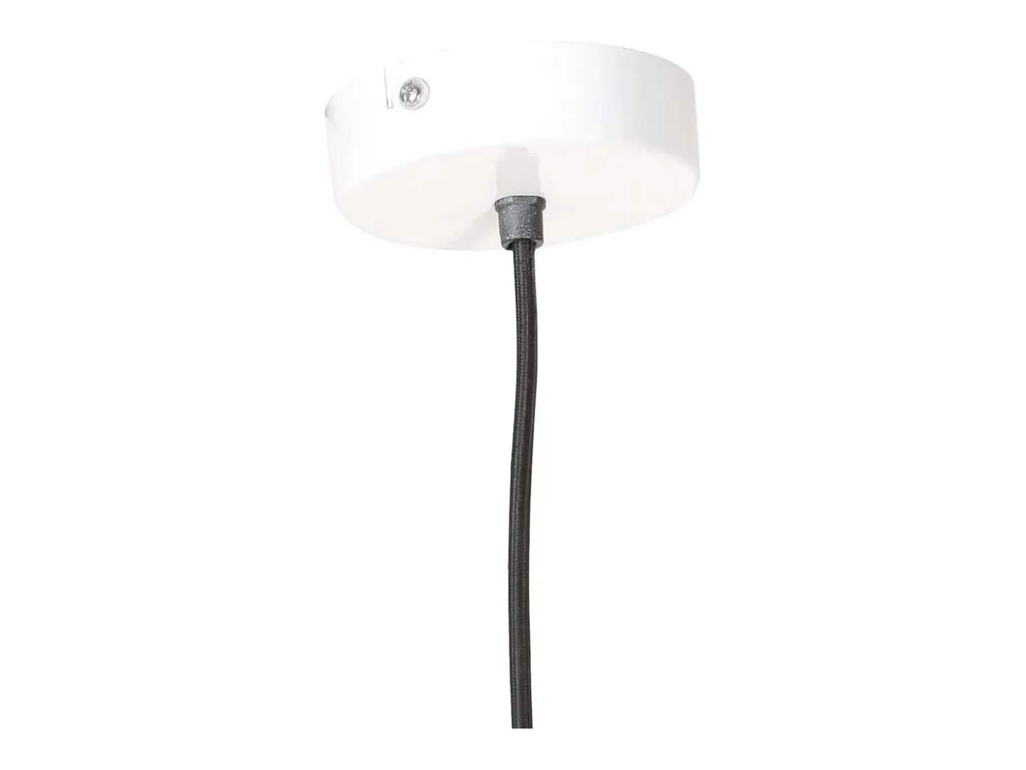 Lámpara colgante redonda 25 W blanca 28,5 cm E27 ES550687