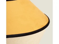 Lámpara Colgante Terciopelo Trompa Naranja