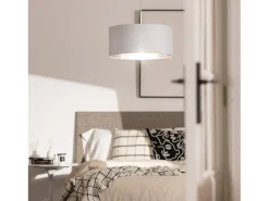 Lámpara Colgante Textil Reflect Blanco