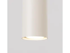 Lámpara colgante Toris desván de acero - 3 fuentes luminosas 3000K - L.45 x A.98 cm - beige