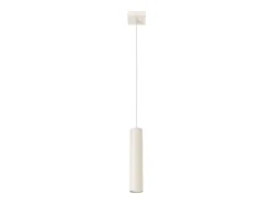Lámpara colgante Toris desván de acero - 1 fuentes luminosas 3000K - L.8 x A.118 cm - beige