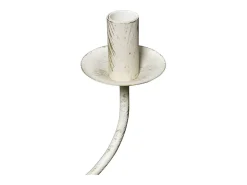 Lámpara de araña antique metal blanco 8 bombillas E14 ES218112