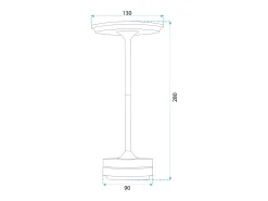 Lámpara De Cabecera Toolight App1373-T Grey