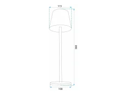 Lámpara De Cabecera Toolight App1365-T Black