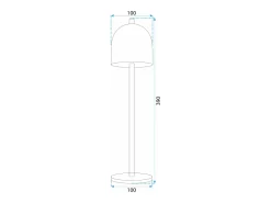 Lámpara De Cabecera Toolight App1359-T Brown