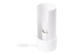 Lámpara de escritorio Torow minimalista de acero - 1 fuentes luminosas 3000K - L.10 x A.21 cm - blanco
