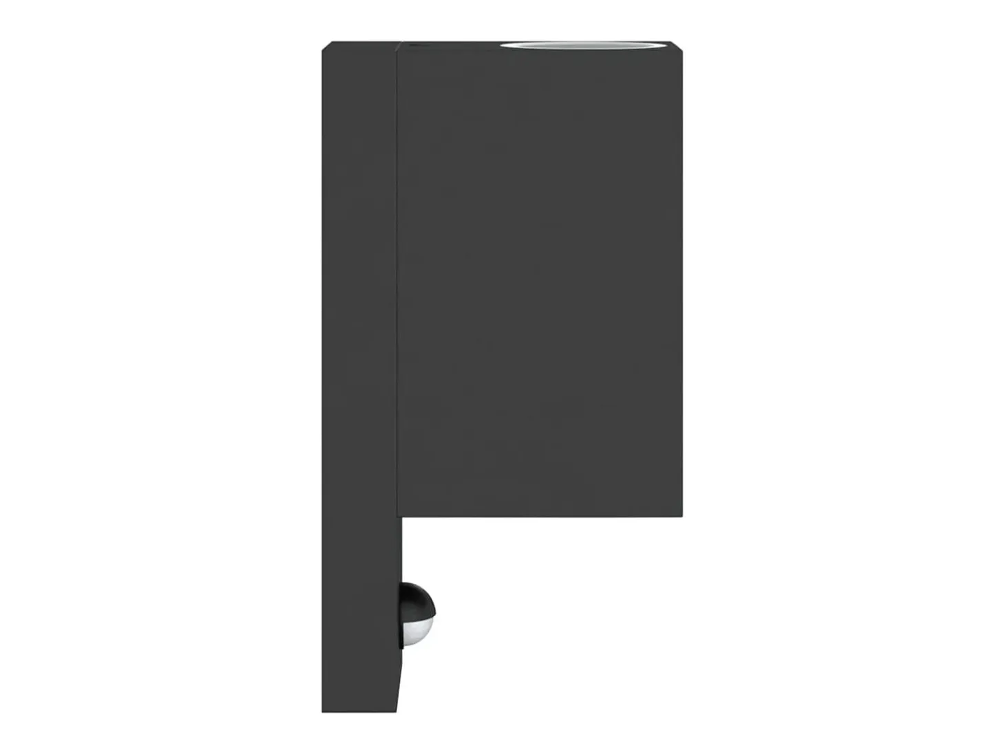 Lámpara de exterior con sensor aluminio fundido a presión negro ES155095
