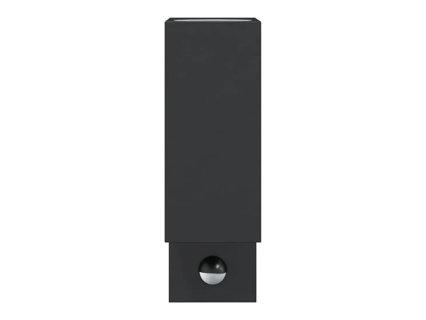 Lámpara de exterior con sensor aluminio fundido a presión negro ES155095