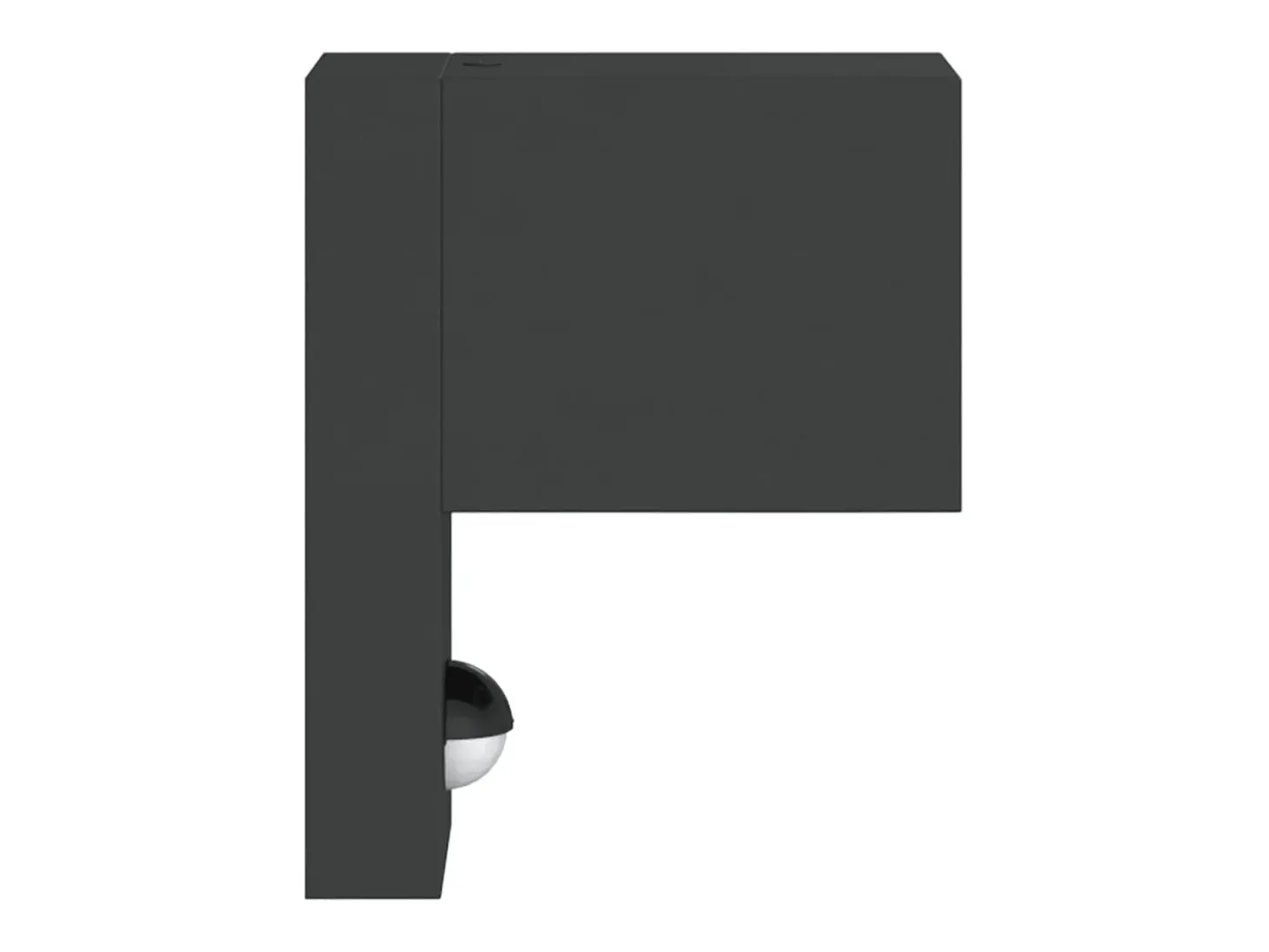 Lámpara de exterior con sensor aluminio fundido a presión negro ES224850