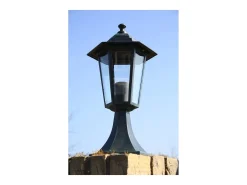 Lámpara de jardín 2 uds aluminio verde oscuro/negro ES647532