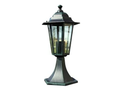Lámpara de jardín aluminio verde/negro ES860615