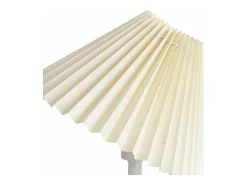 Lámpara de mesa 35 cm efecto madera blanco crema 03_0007403