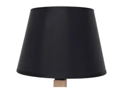Lámpara de Mesa TOSEL ,madera,natural,A45xD45xP 16cm