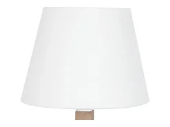 Lámpara de Mesa TOSEL ,madera,natural,A 45xD45xP16cm