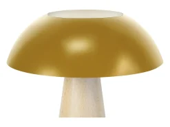 Lámpara de Mesa TOSEL ,madera,natural,A50xD35xP35cm