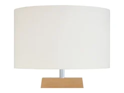 Lámpara de Mesa TOSEL ,madera,natural,A56xD30x P 30cm