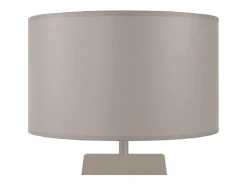 Lámpara de Mesa TOSEL ,madera,Gris , A 56xD30xP30cm
